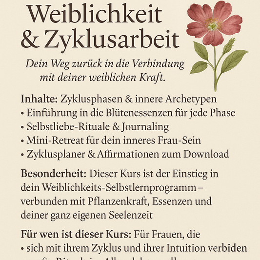 Weiblichkeit & Zyklusarbeit